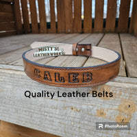 Custom Leather Belt