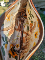 "Golden Prairie " leather crossbody