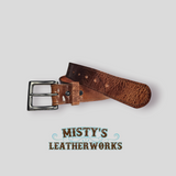 Custom Leather Belt Fathers Day special.