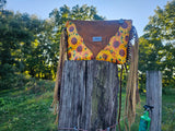 "Golden Prairie " leather crossbody