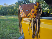 "Golden Prairie " leather crossbody