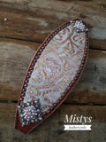 Cowboy Floral Rose Gold Noseband